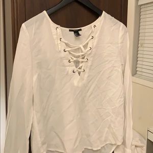 White blouse from forever 21